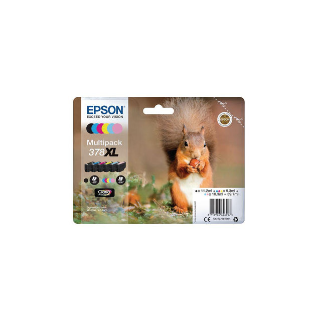 Ink cartridge EPSON T378 C13T37984010 6/pack