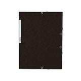 Rubber band folder cardboard 3-cl A4 black