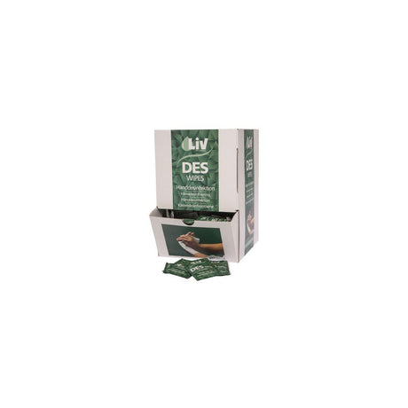 Hand sanitiser LIV Wipes 250/pack