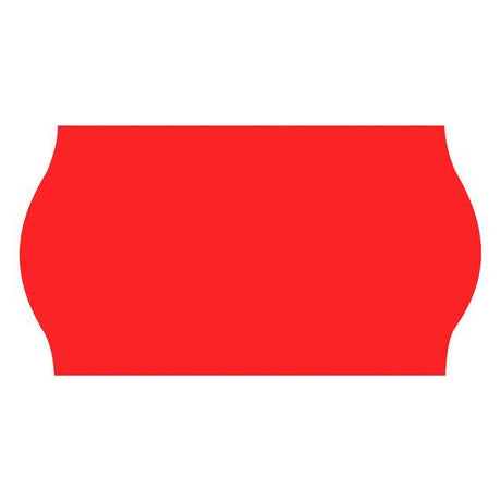 Price label 26x16mm G1 red 8400/pc