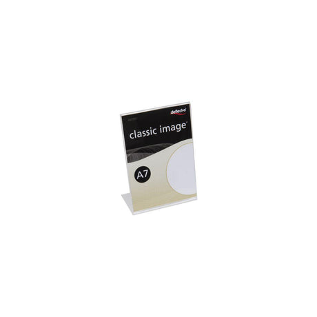 Information stand acrylic A7 inclined