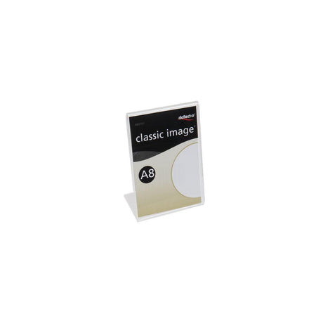 Information stand acrylic A8 inclined