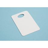 Wardrobe tray onum. white 90x57mm 25/pc