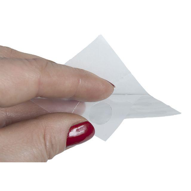 Glue dots transparent, removable 64/pack