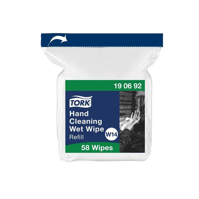 Refill TORK wet wipe Pre W14 Hand 58/pack