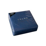 Napkin 1-ply 33x33cm dark blue 100/pack
