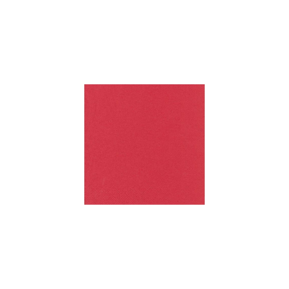 Napkin 3-ply 33x33cm red 250/pack