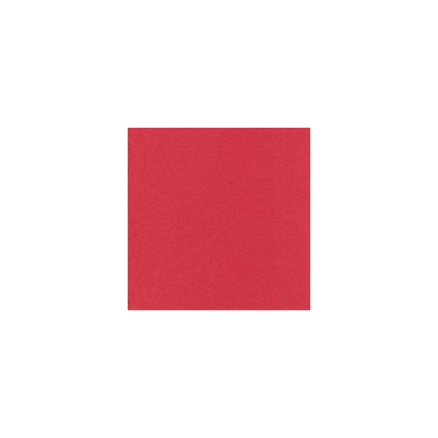 Napkin 3-ply 33x33cm red 250/pack