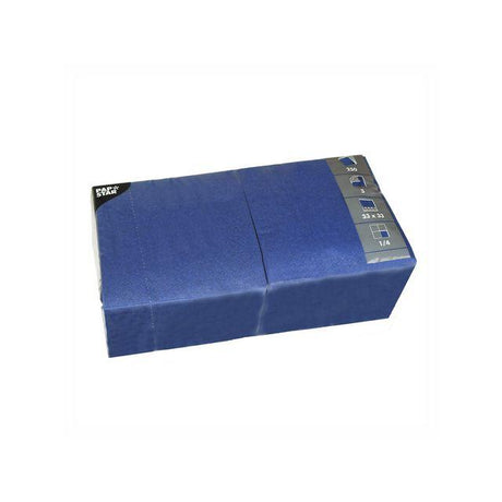 Napkin 3-ply 33x33cm dark blue 250/pack