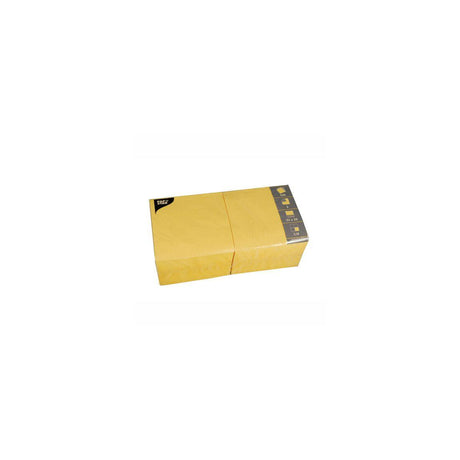 Napkin 3-ply 33x33cm yellow 250/pack