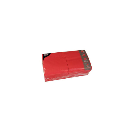 Napkin 1-ply 33x33cm red 500/pack