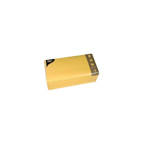 Napkin 1-ply 33x33cm yellow 500/pack