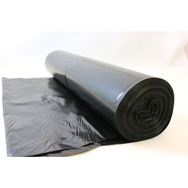 Plastic bag LLD 125L 40my black 25/rl