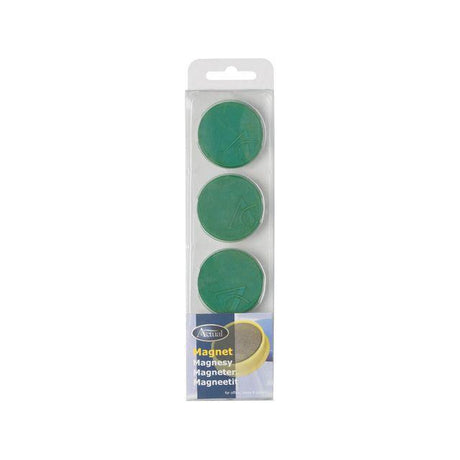 Magnetic buttons ACTUAL 40mm green 4/pc