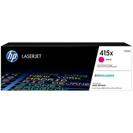 Toner HP W2033X 415X 6K magenta