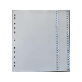 Plastic register A4 PP 1-52 white