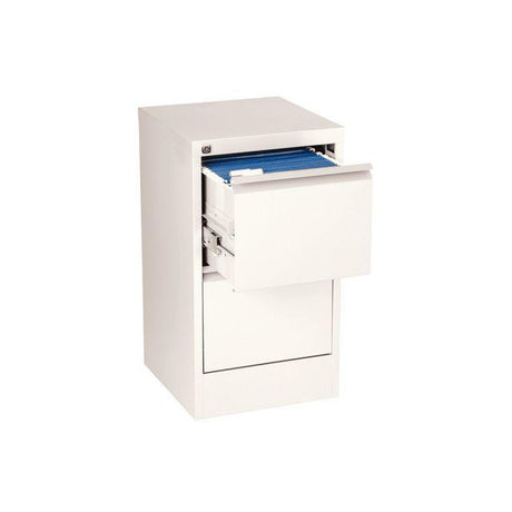 Suspension file cabinet A4 2 drawers white