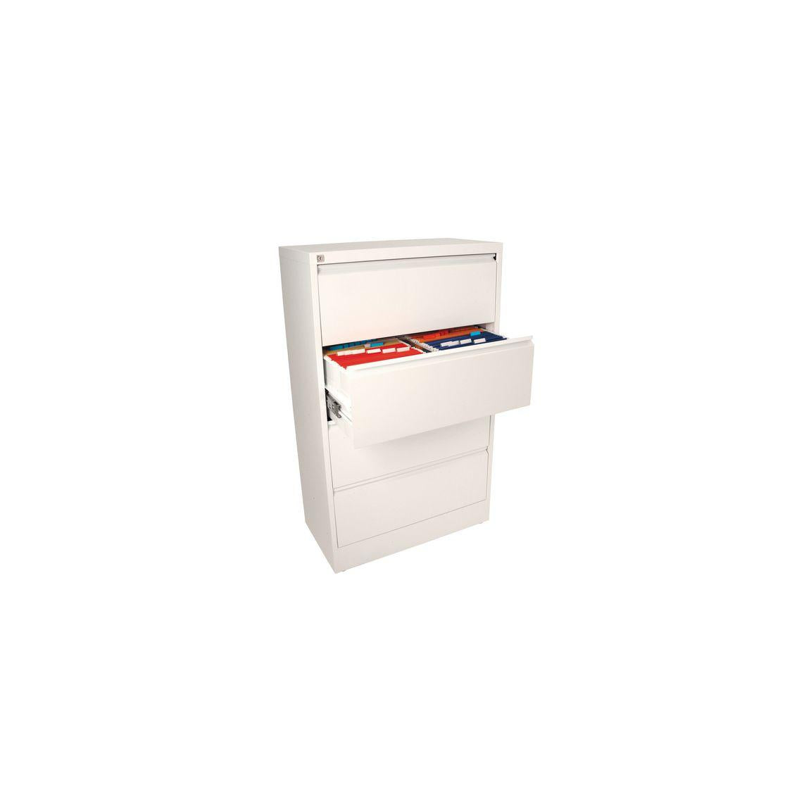 Hanging file cabinet flank 4 drawers
