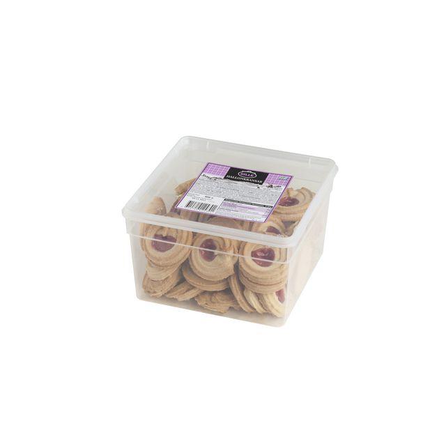 GILLE Raspberry Wreaths biscuits 800g