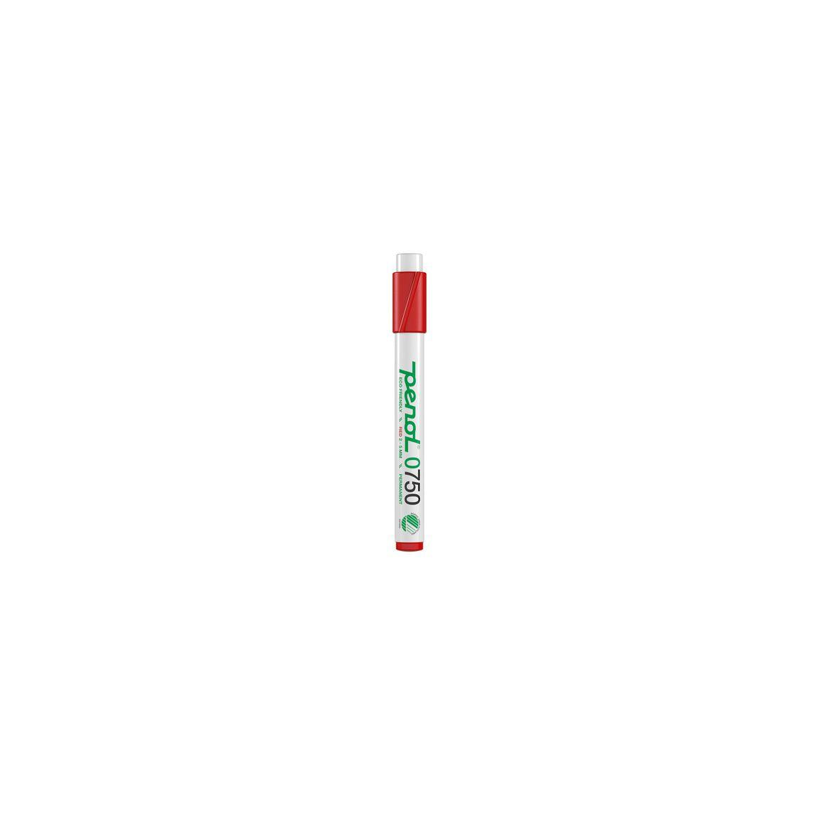 Labelling pen PENOL 0-750 perm 2-5mm red