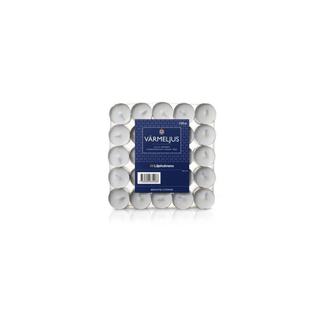 Tea light Liljeholmens Stearin 6H 100/pack