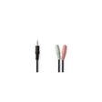 Adapter NEDIS 2x3,5mm ho 3,5mm ha sva
