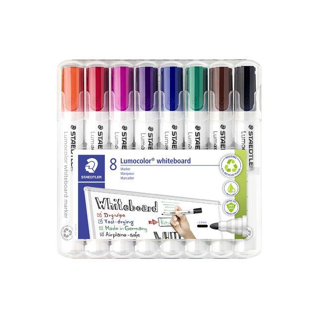 Whiteboard pen LUMOCOLOR 351 round 8/pack