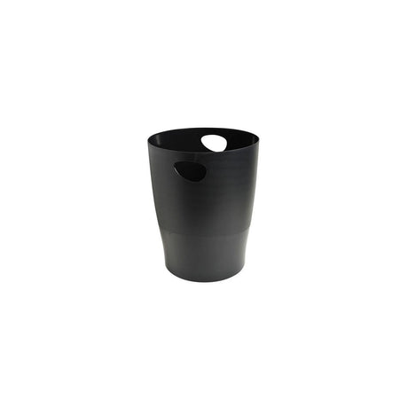 Wastepaper basket EXACOMPTA recycled 15L black