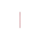 Handle VIKAN Ultra Hygienic 150cm red