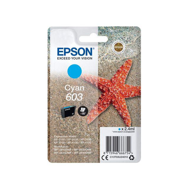 Ink cartridge EPSON T03U 603 cyan