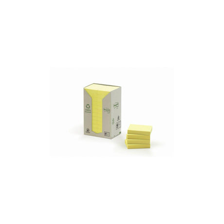 Notes POST-IT 100% recy 38x51 yellow 24/pc