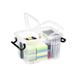 Plastic box STRATA 6L clear with lid PP