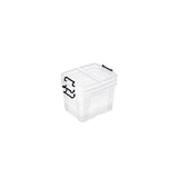 Plastic box STRATA 40L clear with lid PP