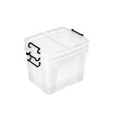 Plastic box STRATA 40L clear with lid PP