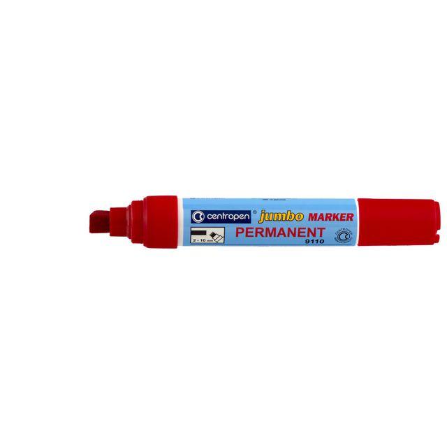 Marking pen CENTROPEN jumbo 2-10mm red
