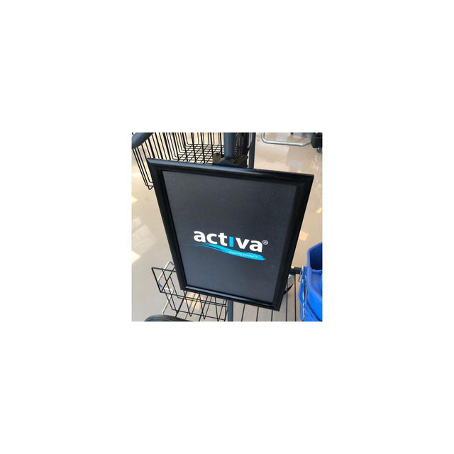 Sign holder for cleaning trolleys A3