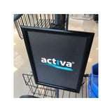 Sign holder for cleaning trolleys A3