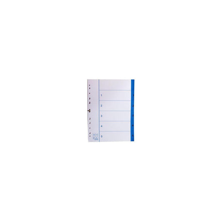 Paper register A4 1-5 20/pack