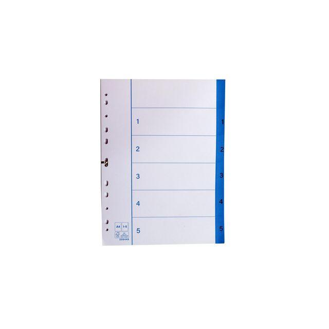 Paper register A4 1-5 20/pack