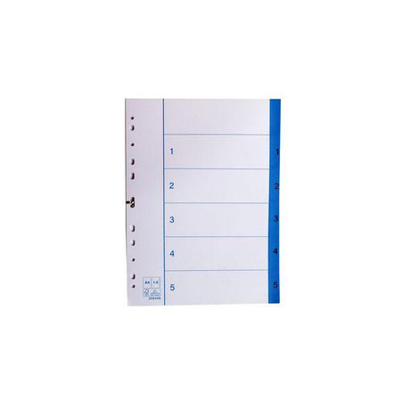 Paper register A4 1-5 20/pack