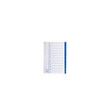 Paper register A4 1-12 10/pack