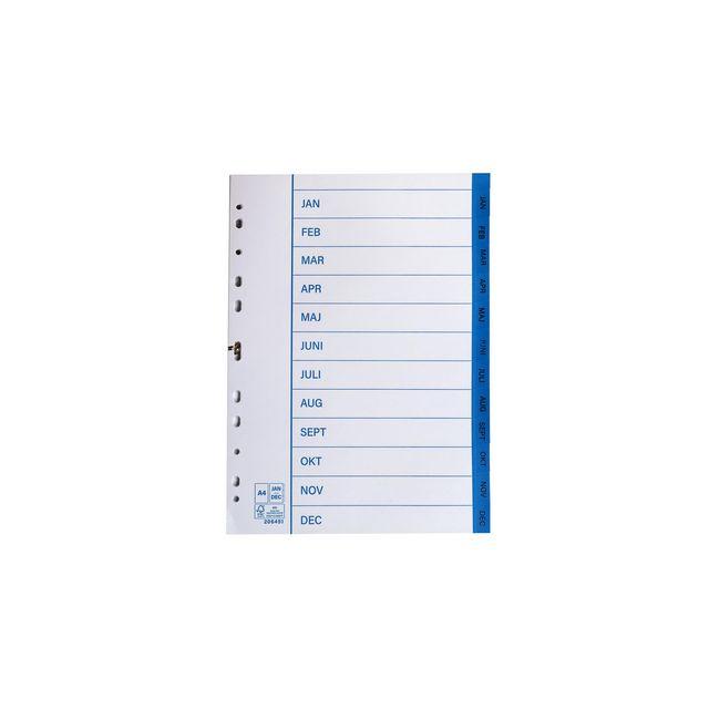 Paper register A4 Jan-Dec 10/pc