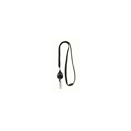 Textile strap for card holder with yoyo