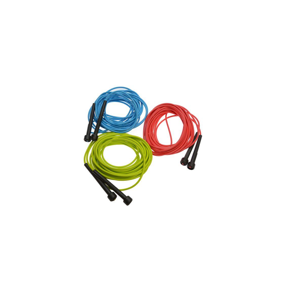 Plastic skipping rope, 9m mixed colours
