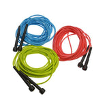 Plastic skipping rope, 9m mixed colours