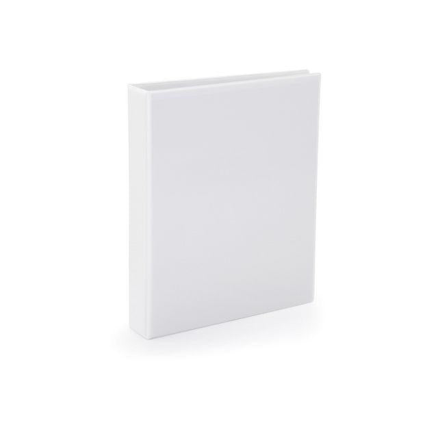 Ring binder A5 pocket spine and front white