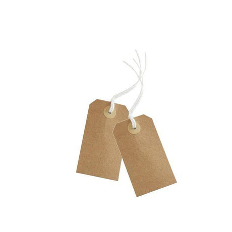 Label Manilla Tags 9x5cm kraft 10/pack