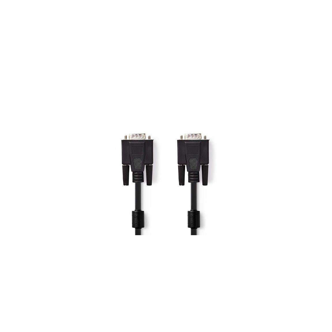 Cable NEDIS VGA ha - VGA ha 2m black