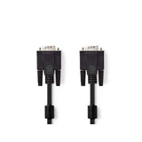 Cable NEDIS VGA ha - VGA ha 2m black