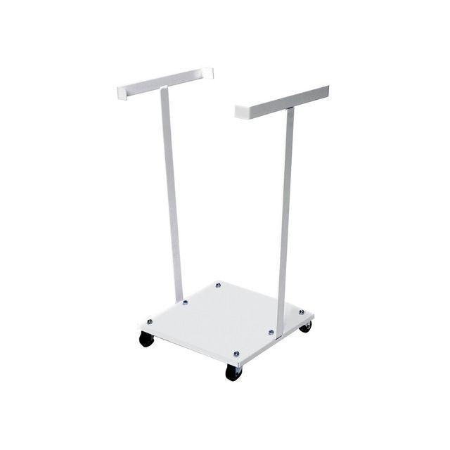 Sack trolley single 125L white